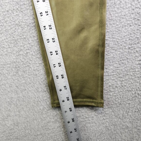 Fabletics Leggings Womens L Dark Moss Shine Anywhere Motion 365 High Waisted - Picture 12 of 14